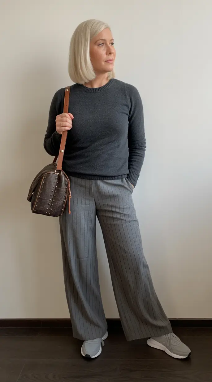 basic outfits ideas for women 2026 Relaxed Monochrome with a Modern Twist