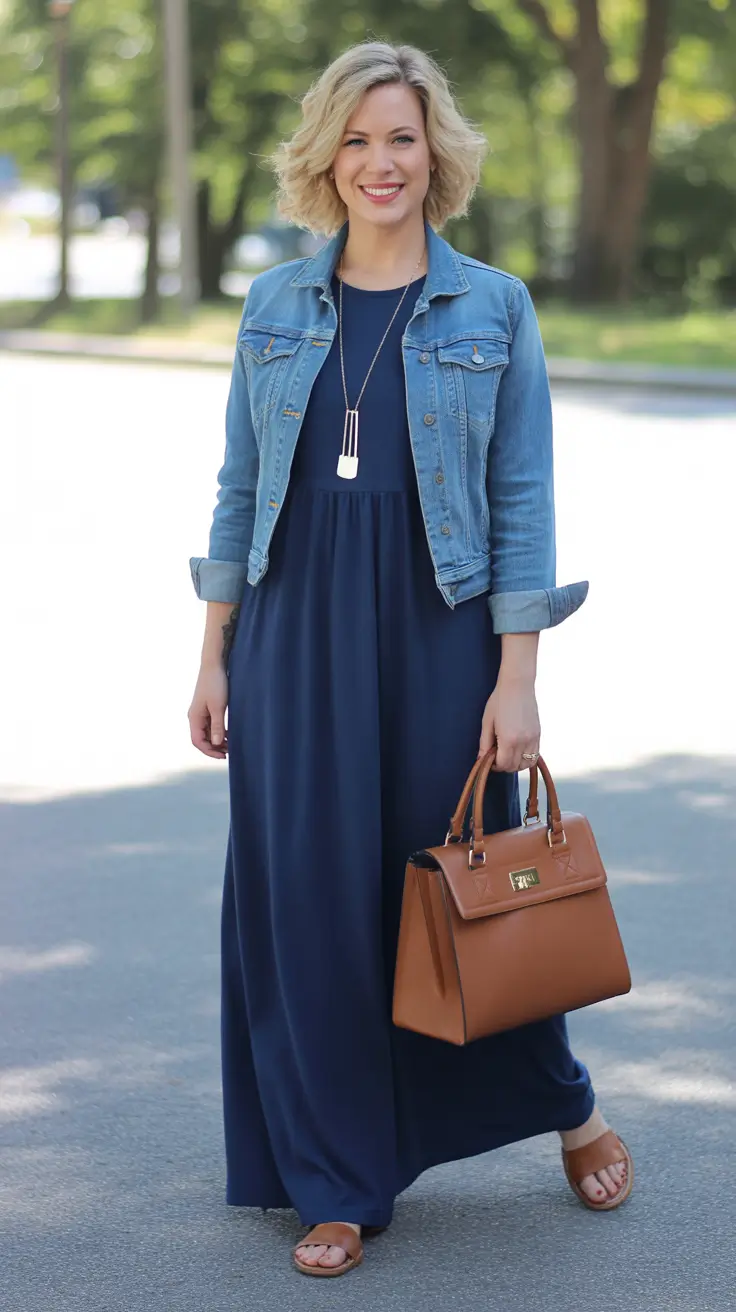 basic outfits ideas for women 2026 Navy Dreams and Denim Ease