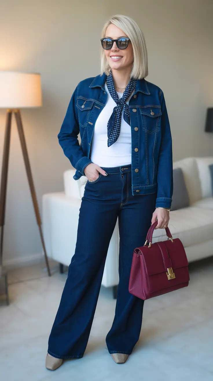 Women work Denim-on-Denim Done Right