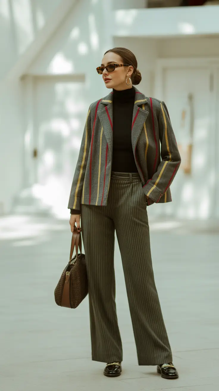 Women work Stripes and Sophistication