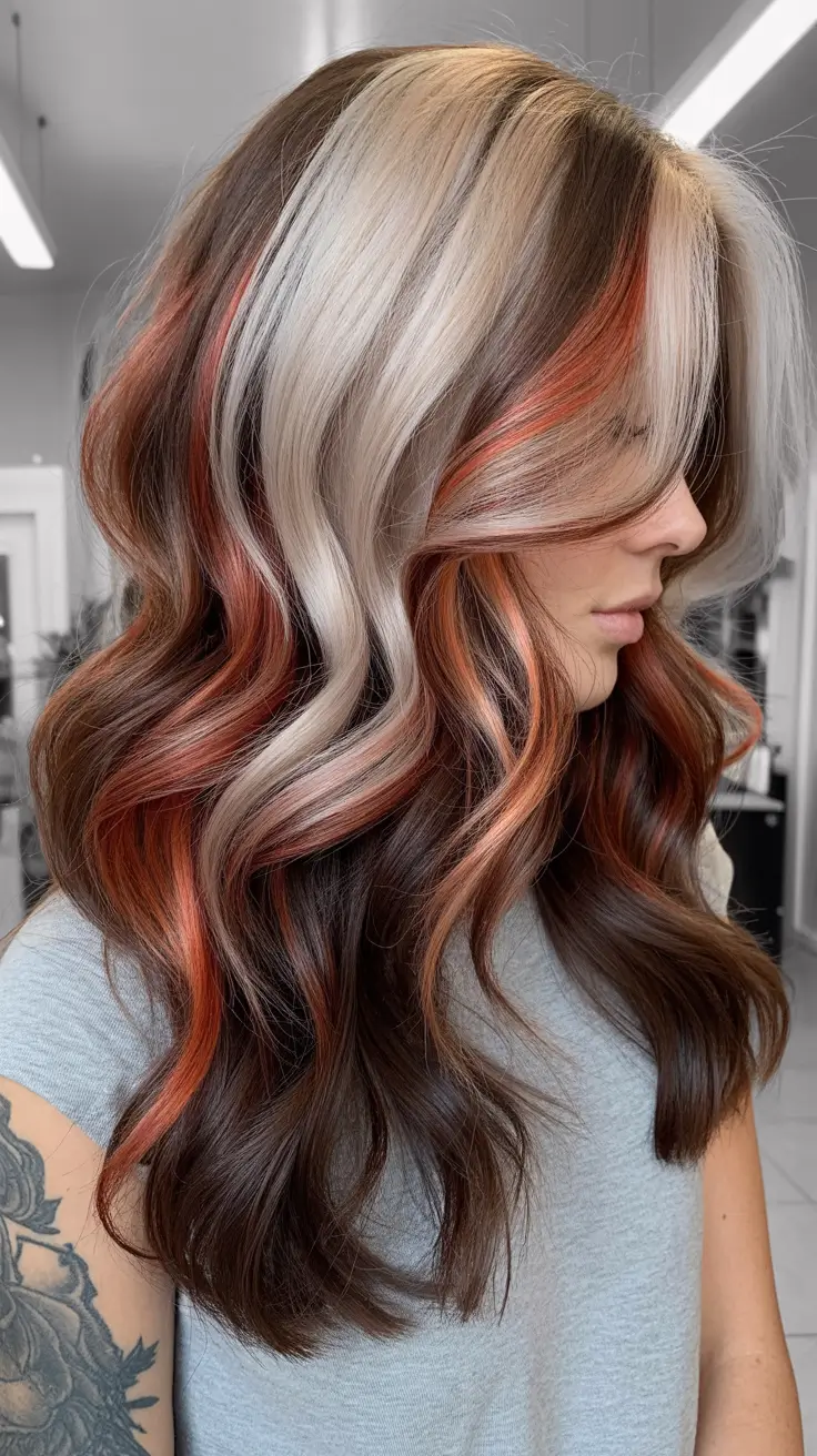 Calico hair color 2026 lookbook – Smoke, Cream, and Ember Calico Waves H2
