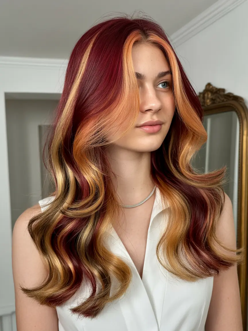 calico hair color hairstyles H2