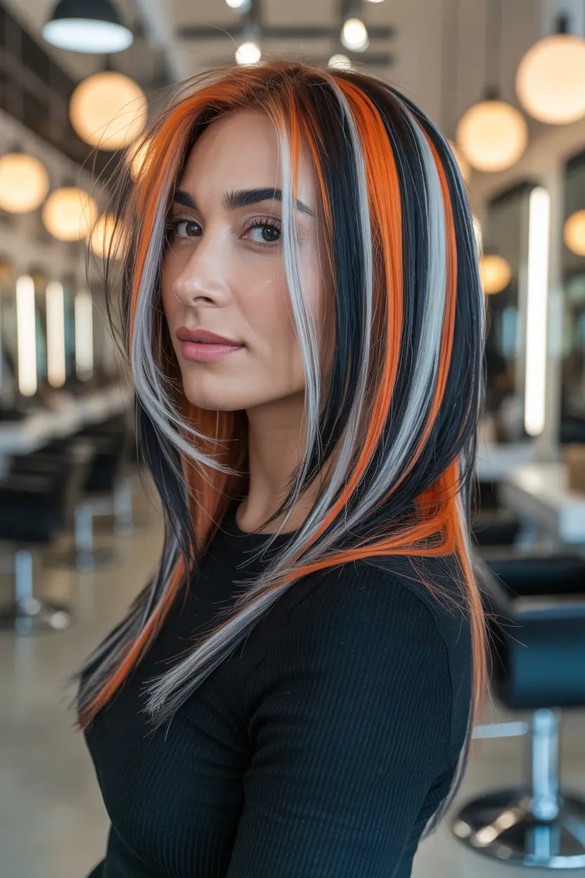 calico hair color block H2