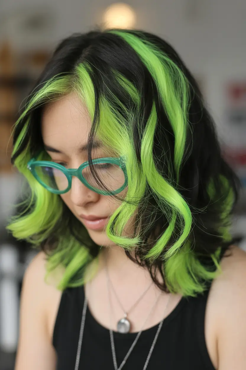 calico hair color hairstyles short H2