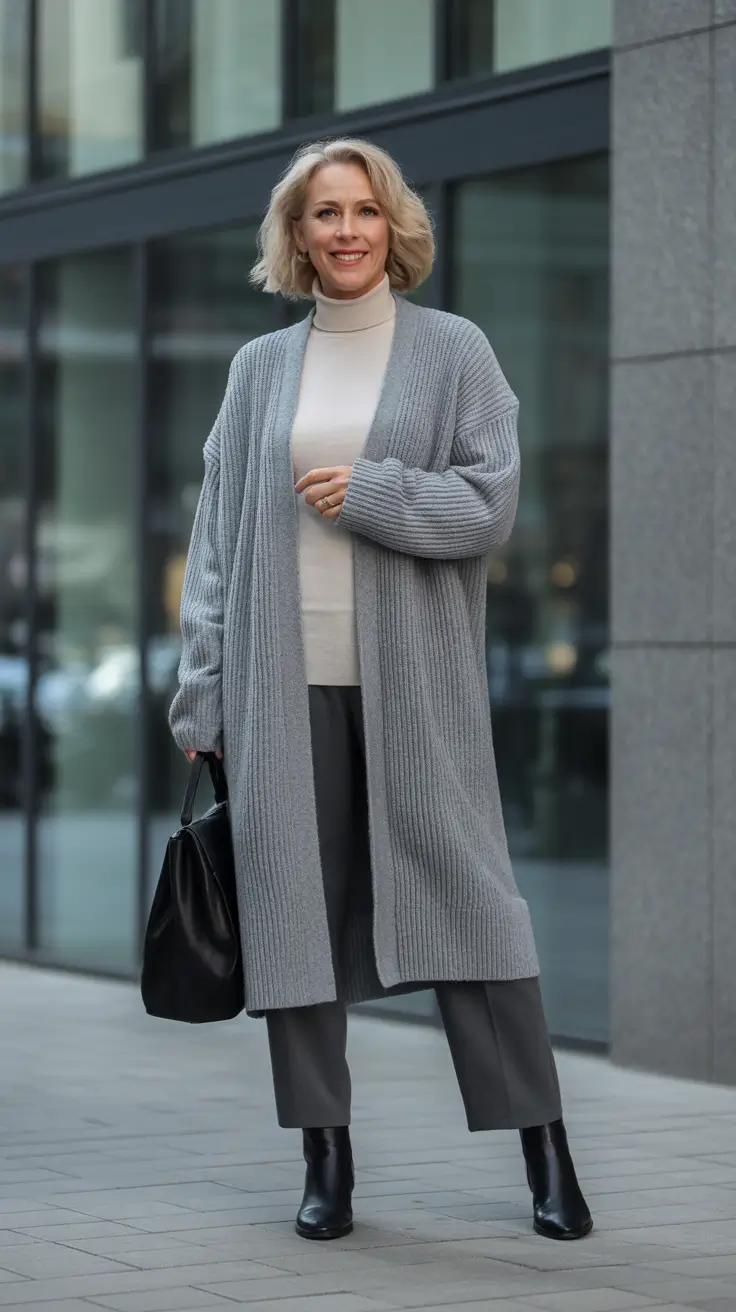 Casual basic outfits 2026 - Soft Tailoring for Winter Office Life