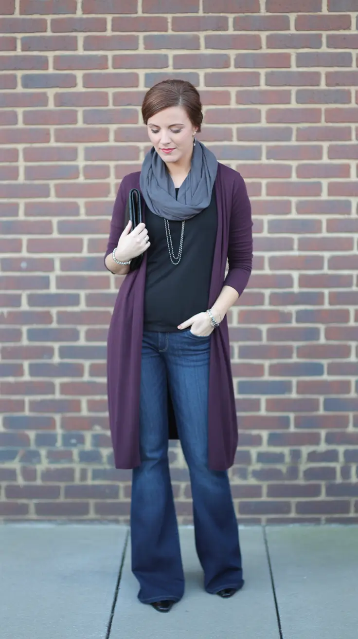 Casual basic outfits 2026 - Long Cardigan Layers for Casual Evenings