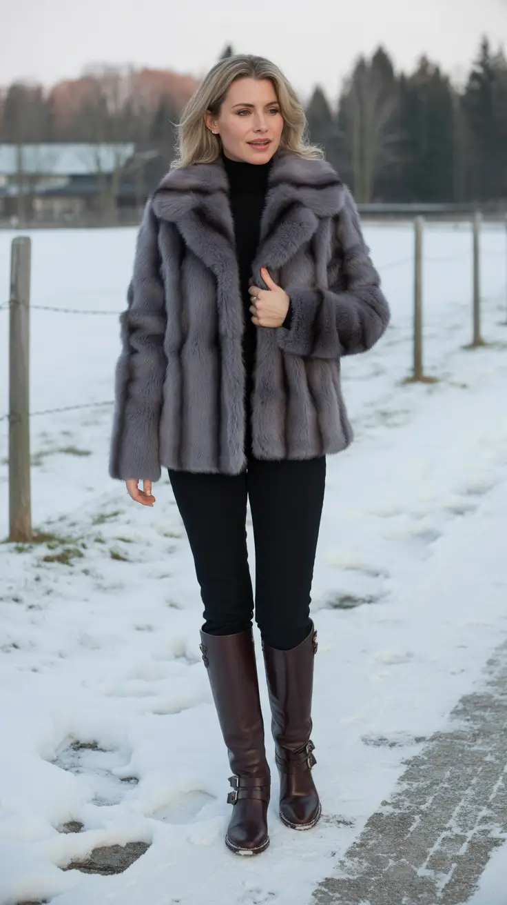 Classy Aesthetic Fur Elegance Reimagined