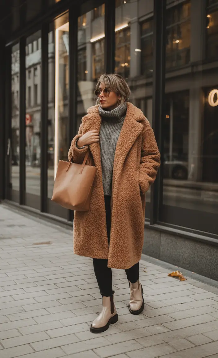 Cozy Comfy Teddy Coat Chic