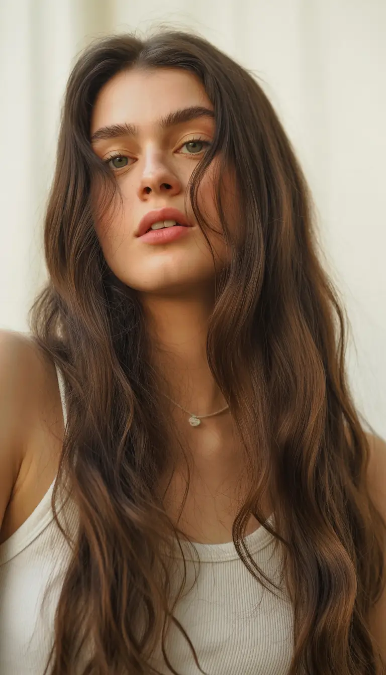 Cool vs warm brown hair colors 2026 Natural chocolate cascade for everyday softness