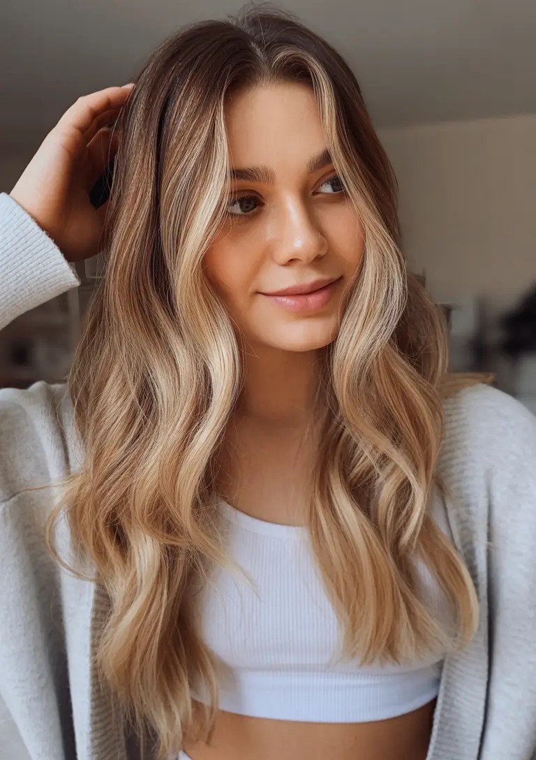 Creamy honey brown hair color 2026 - Laid Back Honey Caramel Waves For Off Duty Days