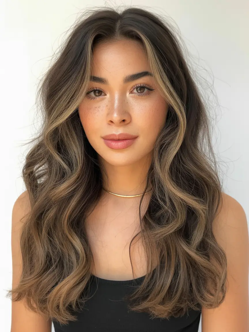Creamy honey brown hair color 2026 - Dimensional Honey Brown On Olive And Latina Skin Tones