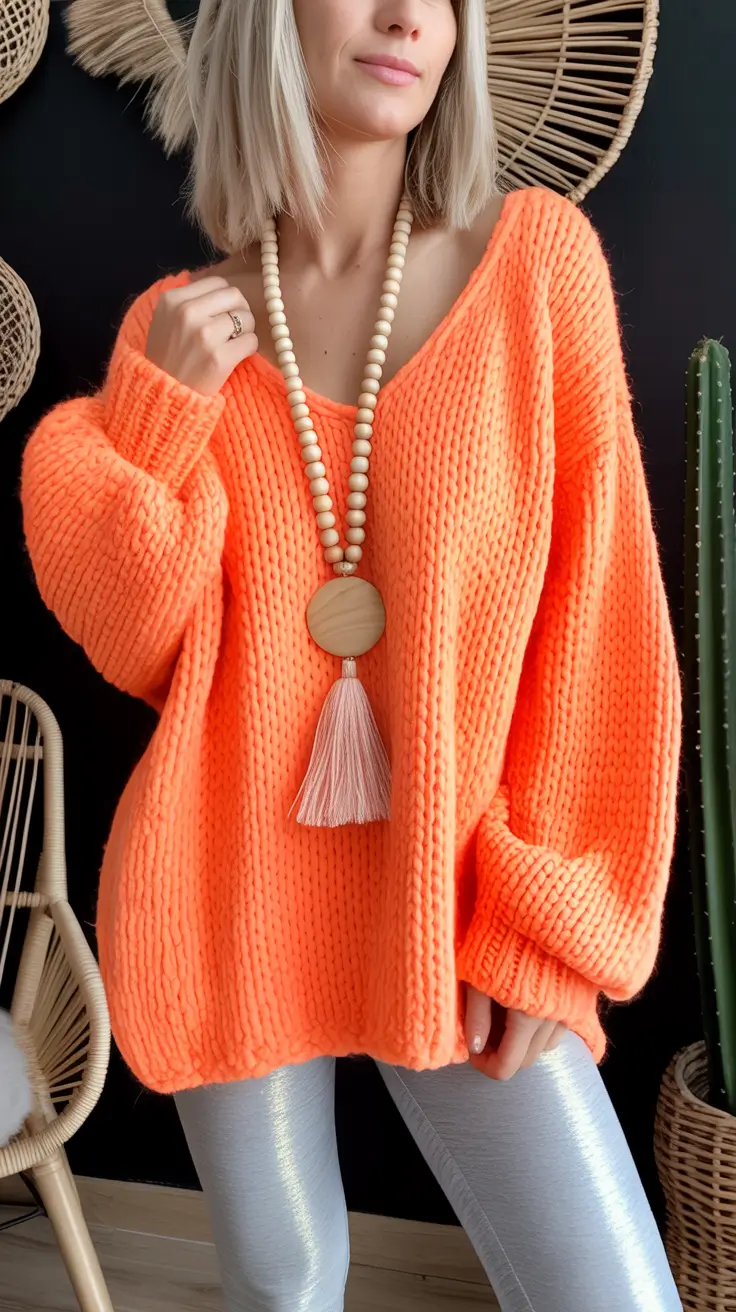 Cute Outfits 2026 Cozy Bright Knit Energy