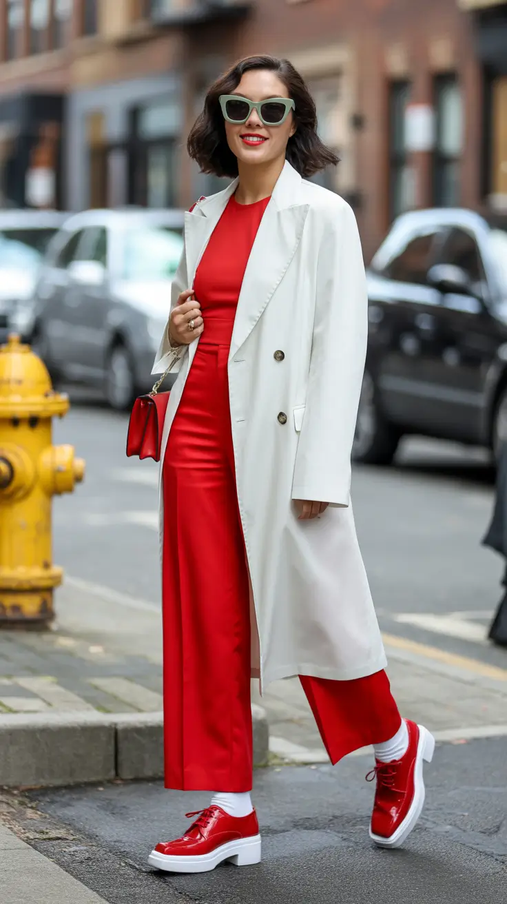 Cute Outfits 2026 Red Power Look