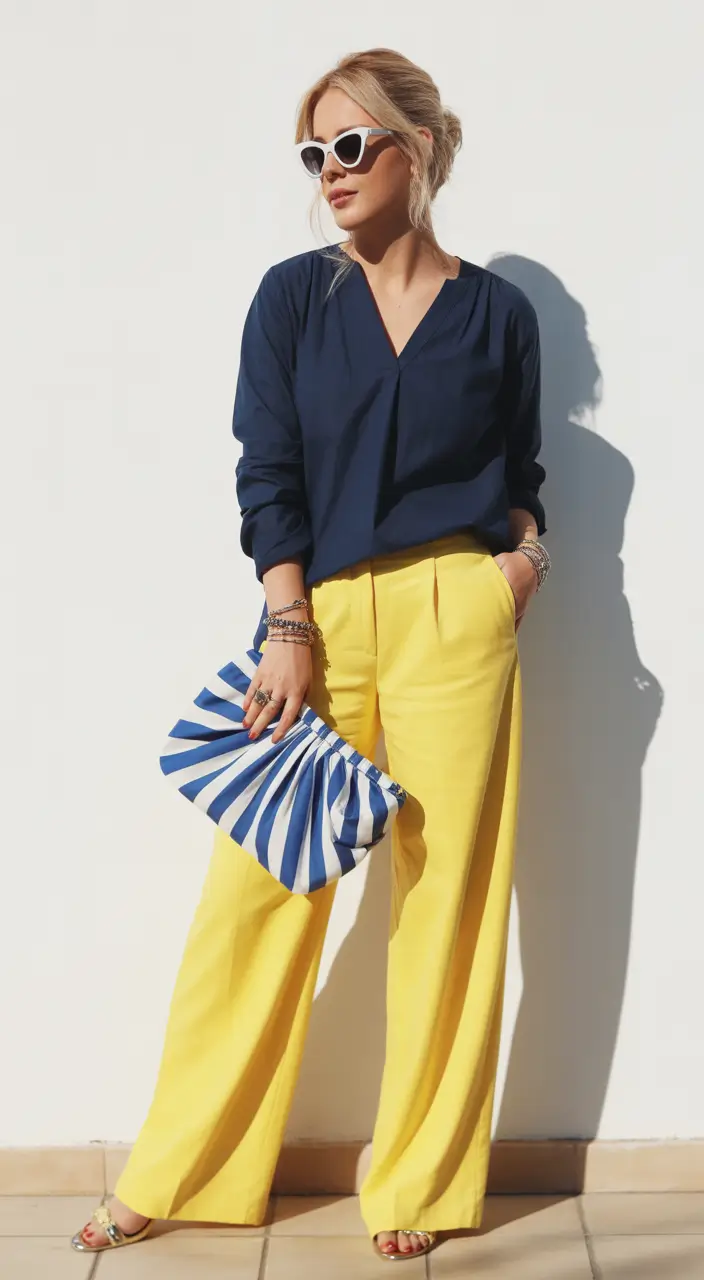 Cute Outfits 2026 Bold Contrast Cool