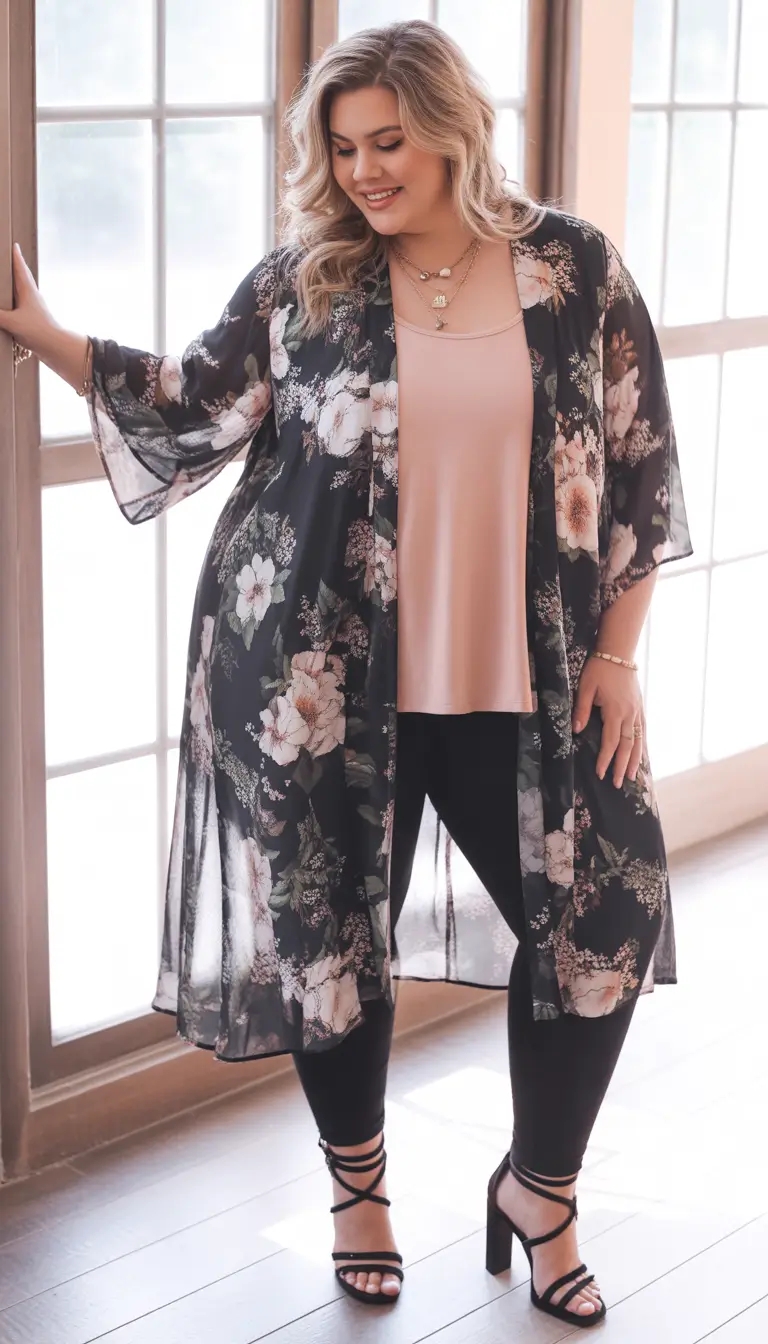 Cute Women Plus-Size Outfits 2026 Romantic Layers with a Modern Twist