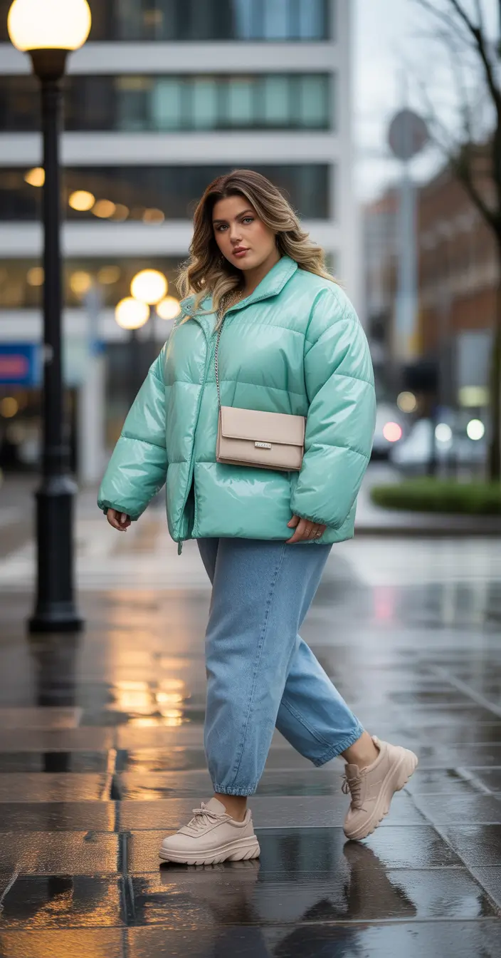 Cute Women Plus-Size Outfits 2026 Minty Fresh Streetwear Moment