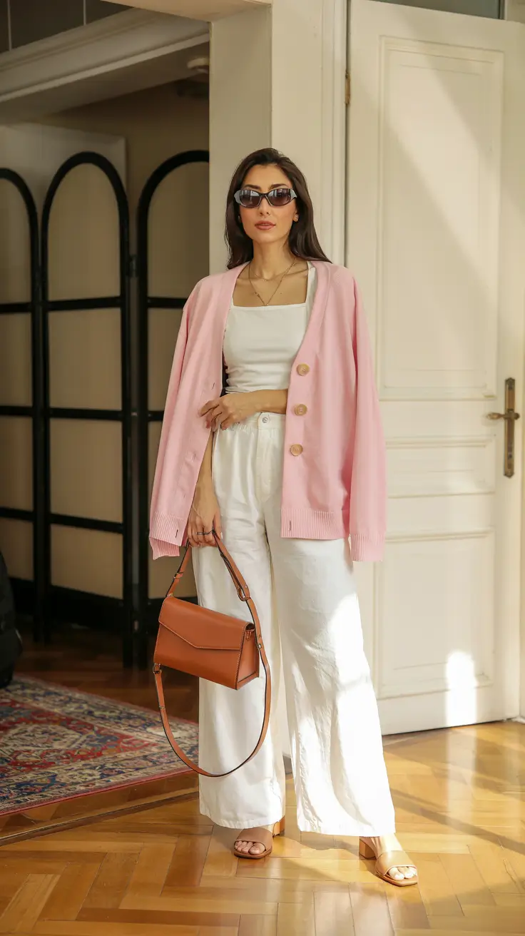 Everyday outfit inspiration 2026 Pastel Layers For Brunch