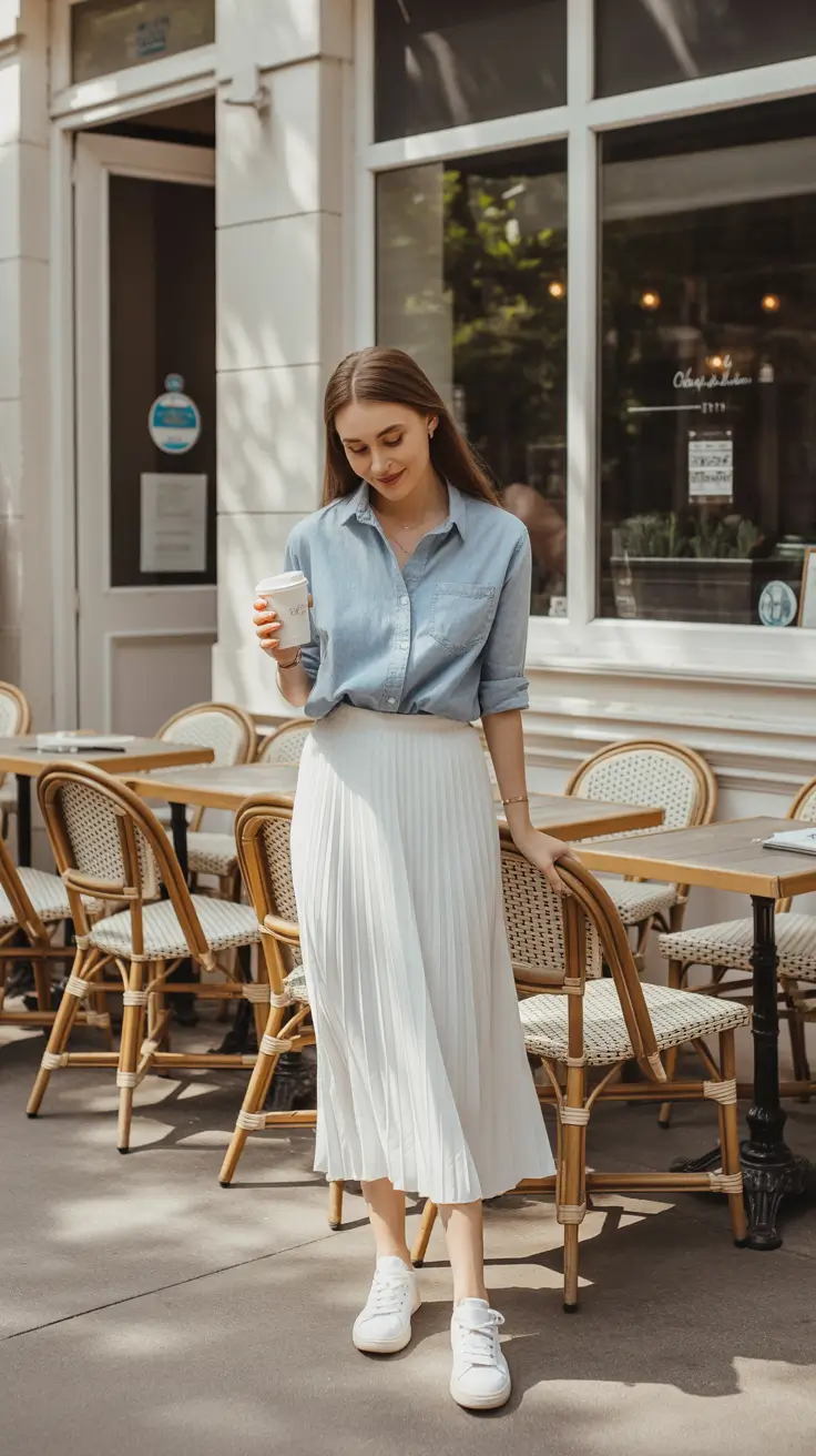 Everyday outfit inspiration 2026 Soft Neutrals For Cafe Strolls