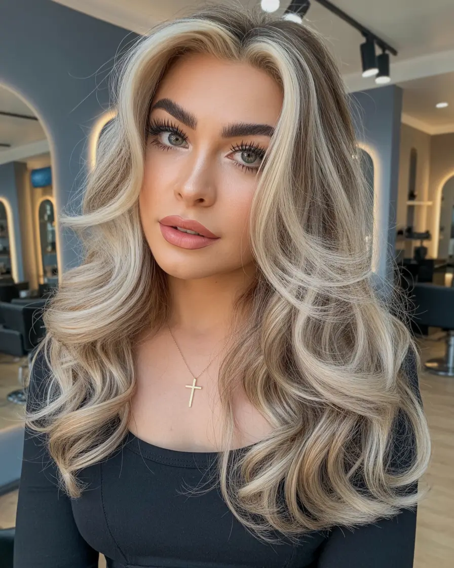 Expensive blonde hair color 2026 – Bold Money-Piece Waves With Soft Dimension