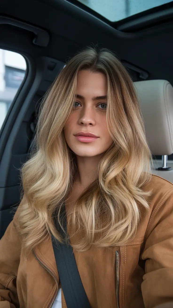 Expensive blonde hair color 2026 – Caramel Commuter Blonde With Soft Layers