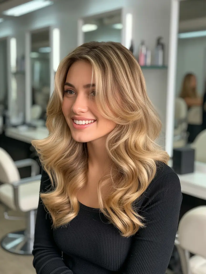 Expensive blonde hair color 2026 – Classic Soft Blonde With Voluminous Salon Waves