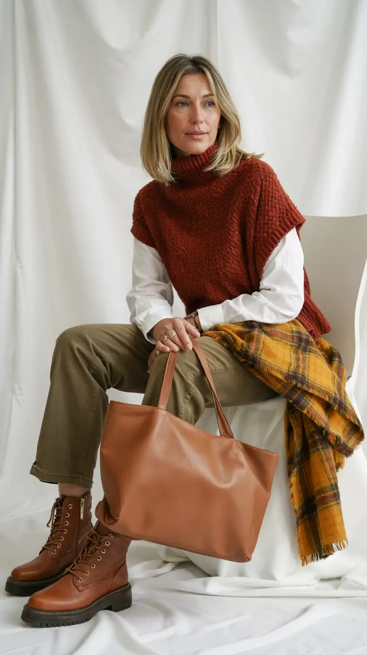 Fashion for women over 40 in 2026 - Earth Tones For Fall Adventures