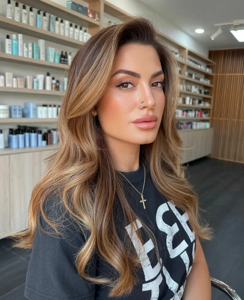 Hair-Color-Ideas-to-Look-Younger-2026-Honey-Almond-Dimensional-Glow