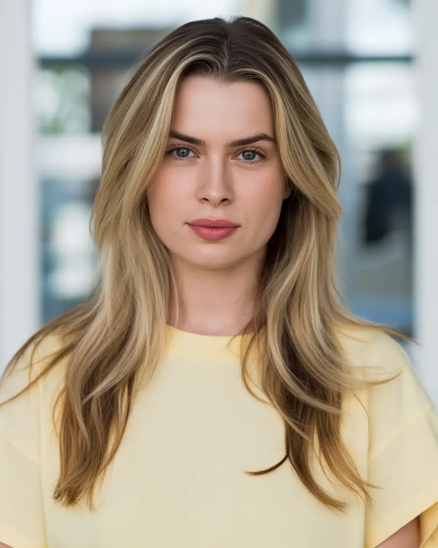 Hair-Color-Ideas-to-Look-Younger-2026-Buttercream-Blonde-Soft-Layers