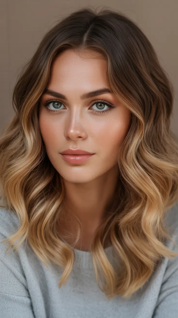 Honey blonde hair color 2026 – Caramel-Honey Lob