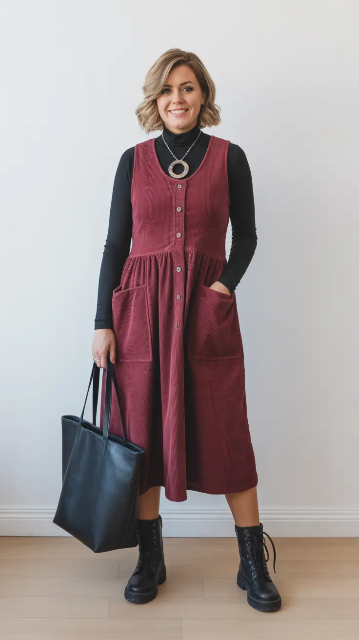 Women Vintage Corduroy with a Modern Beat