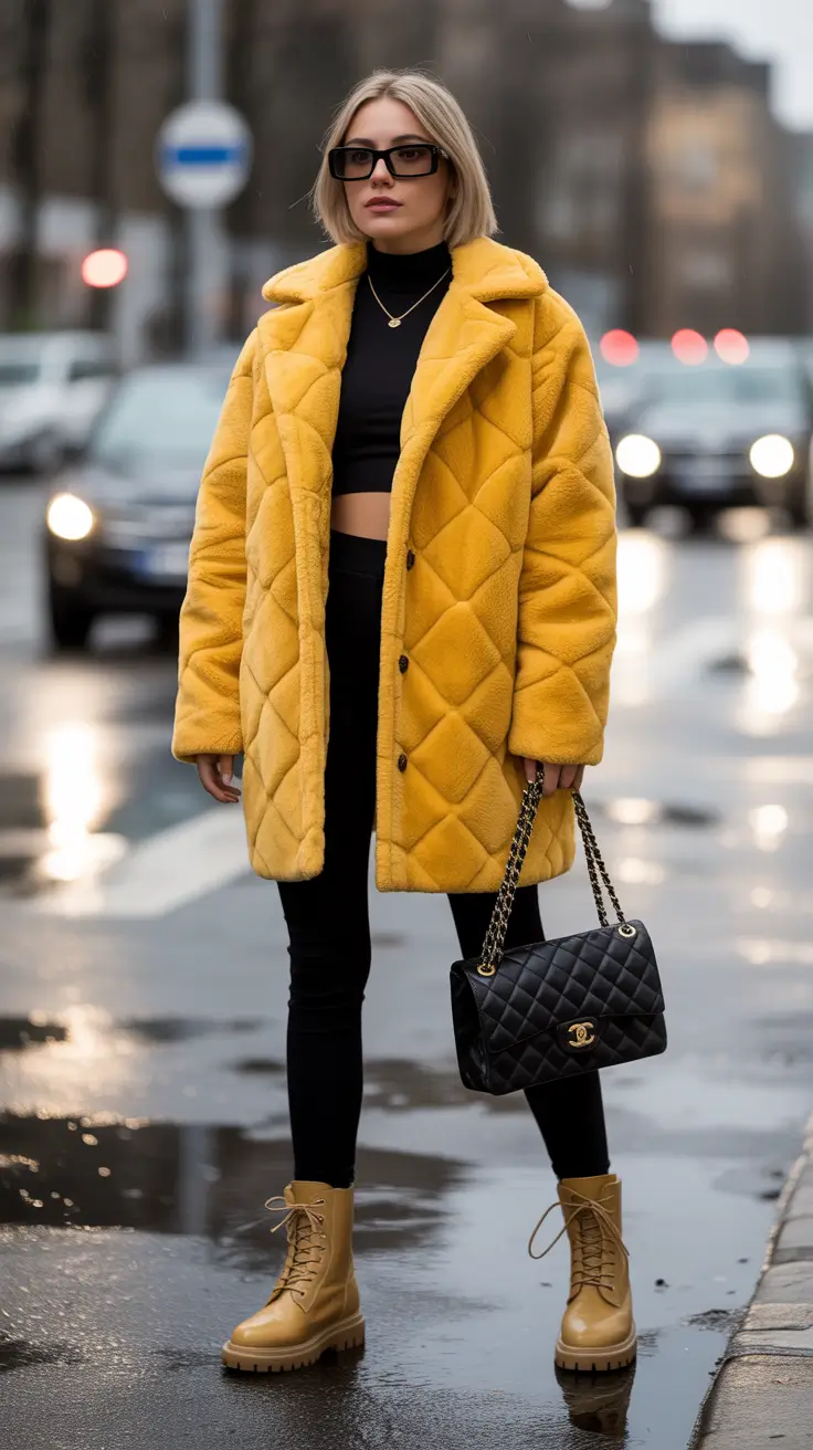 Women Yellow Energy and Street Boldness