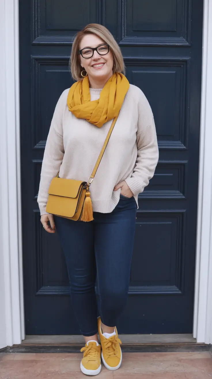 Women Golden Hues for Effortless Cheer