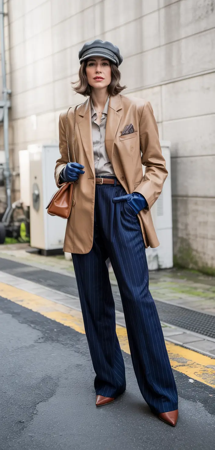 old money outfits for women 2026 – City Equestrian Pinstripes