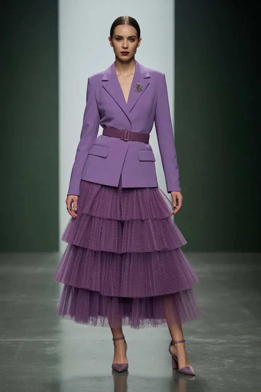 Timeless Contrast skirt outfits for women 2026