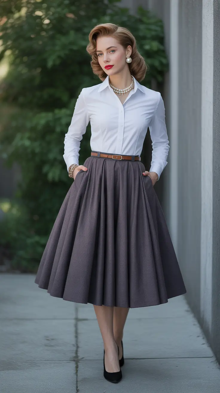 Midnight Satin Statement skirt outfits for women 2026