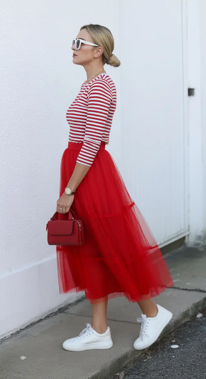 Checkered Modernity skirt outfits for women 2026