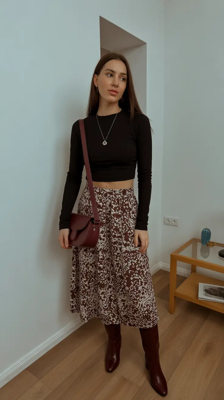 Minimalist Warmth skirt outfits for women 2026