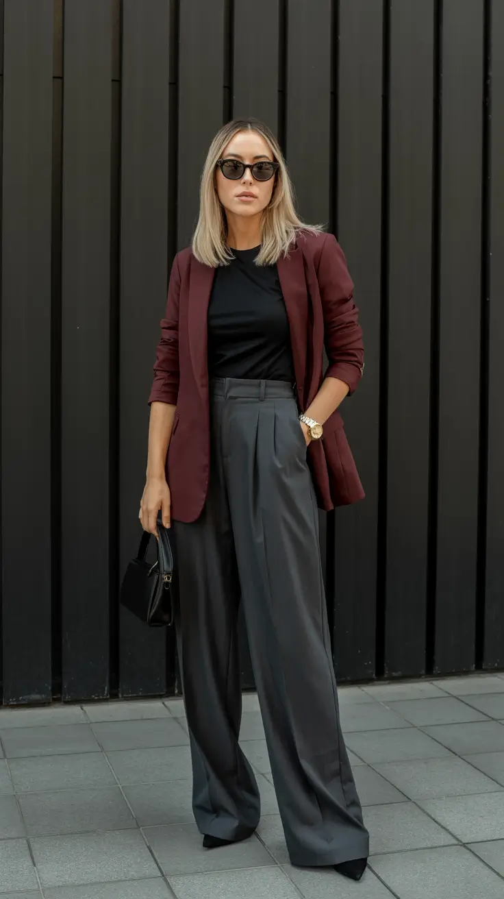 Night Wine & Charcoal Sophistication