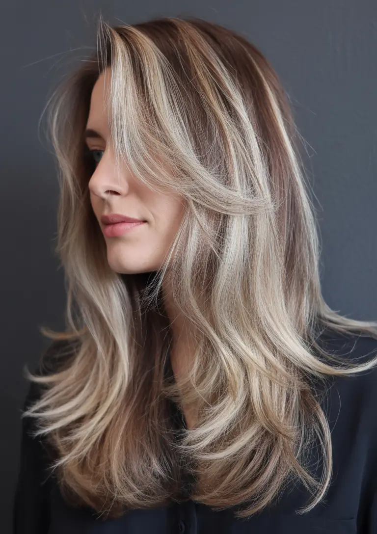 The best hair color 2026 – Layered Ash Bronde with Salon-Perfect Movement H2