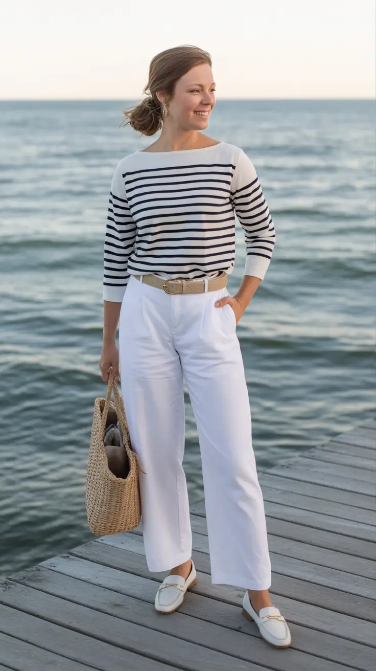 vacation outfits summer Classic Stripes