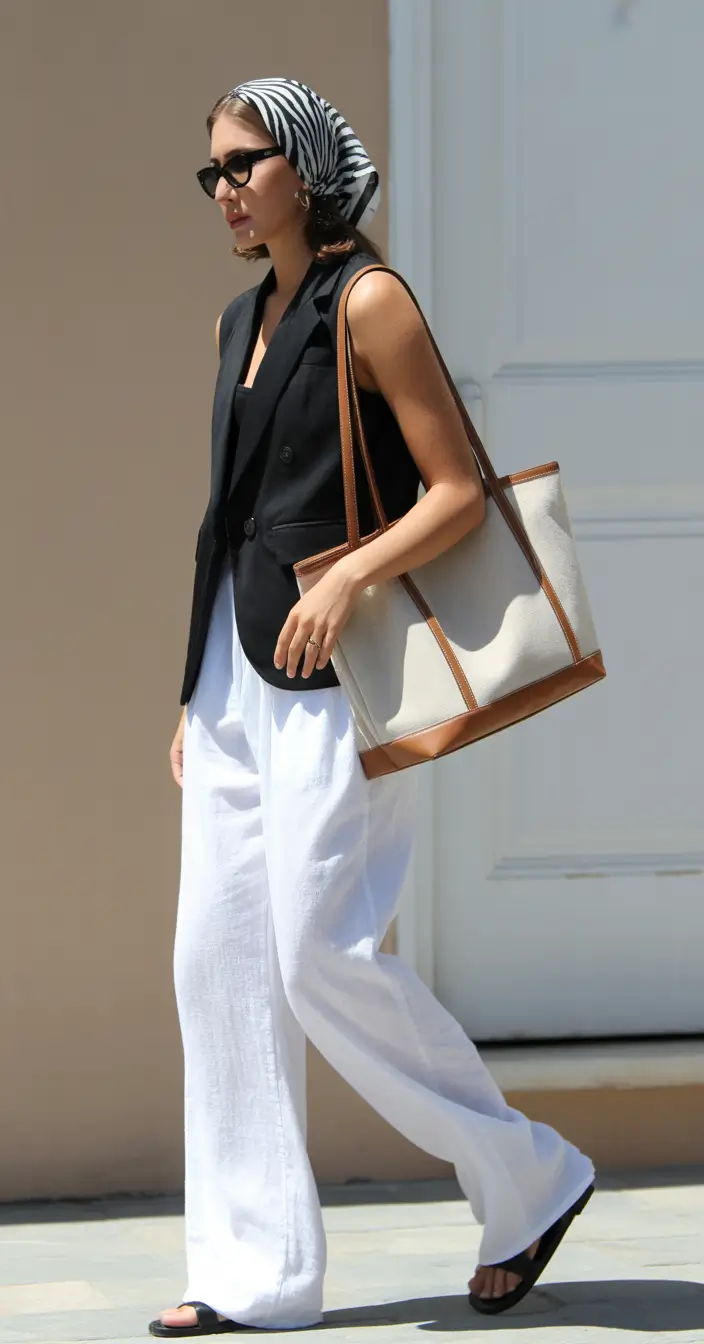 vacation outfits tropical Chic Black White