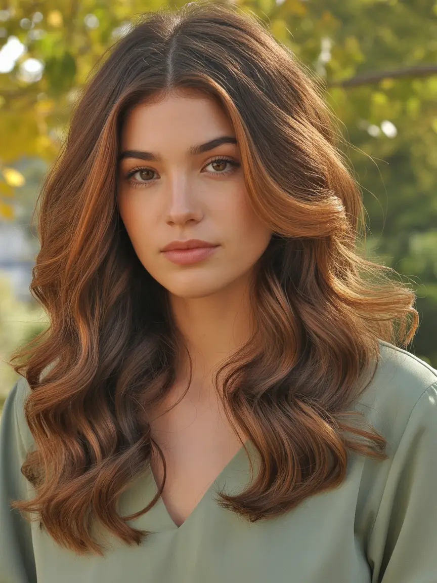 Warm auburn hair color 2026 – Soft Natural Auburn for Everyday Glow