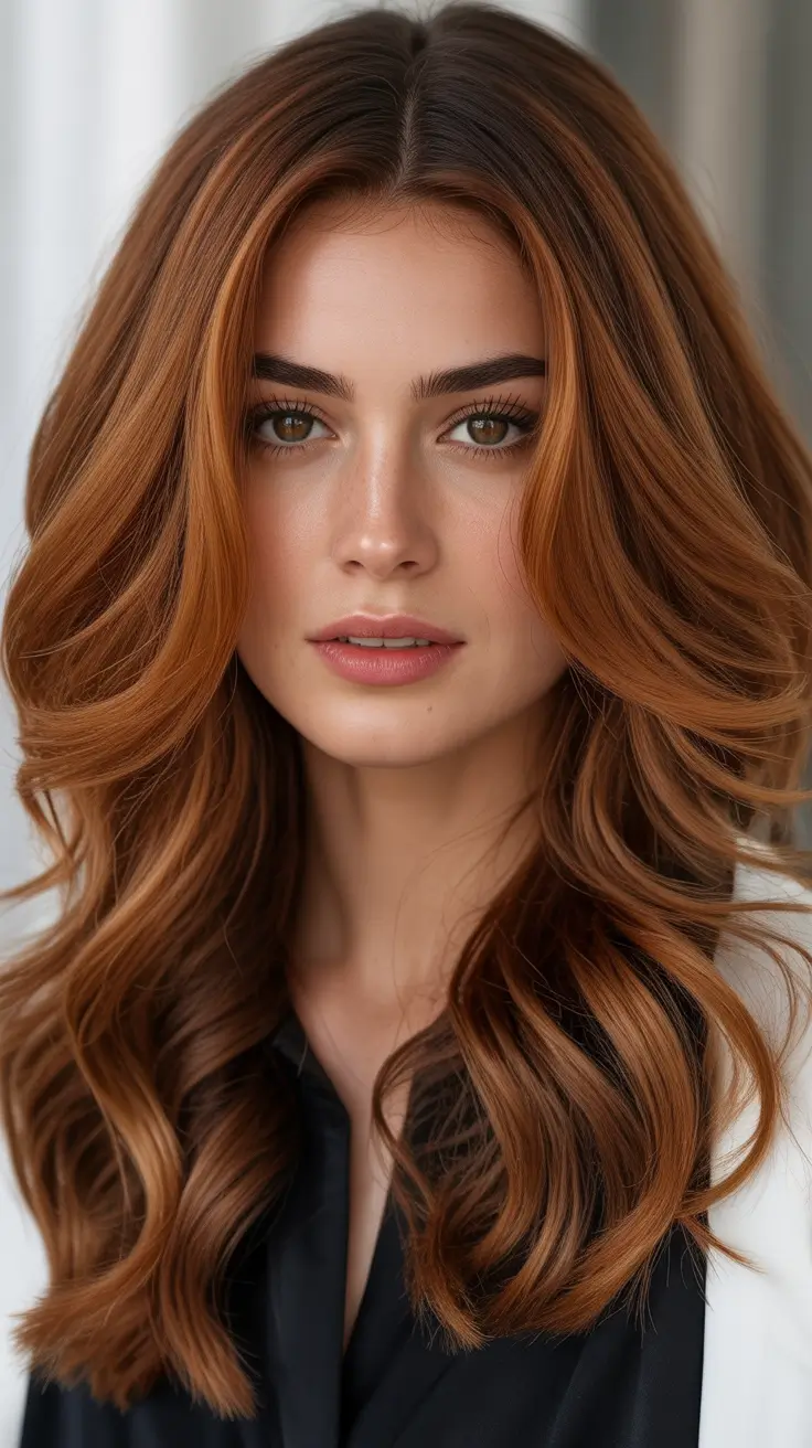 Warm auburn hair color 2026 – Natural Medium Auburn for Everyday Chic