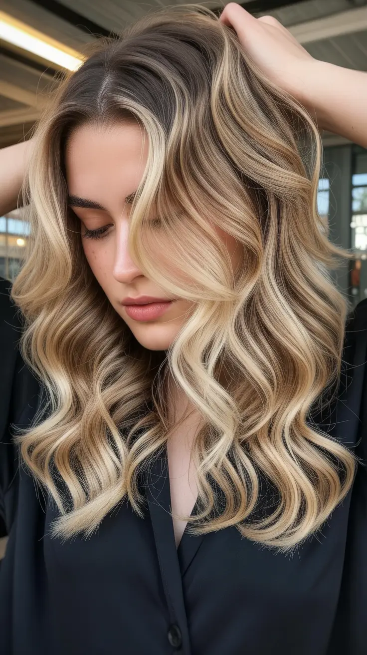 Warm brunette hair color 2026 - Teddy Bear Brunette Mid-Length Waves