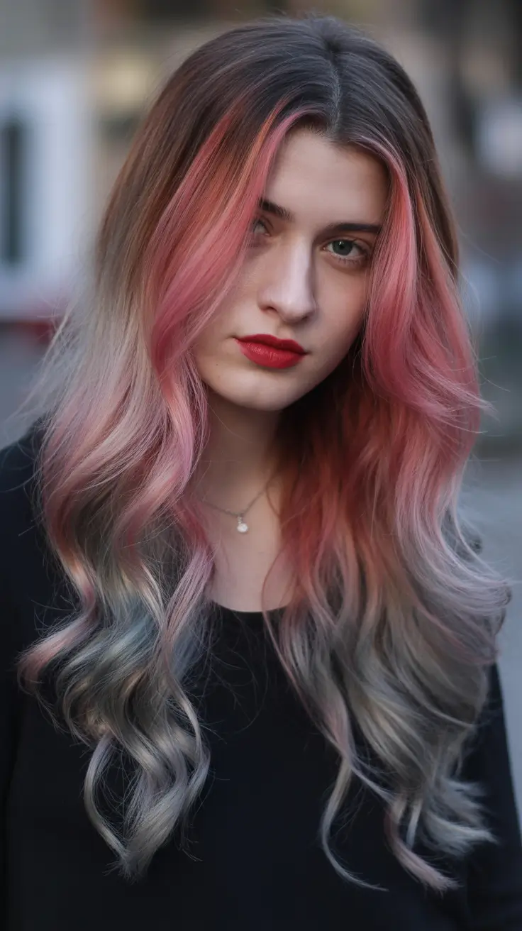 balayage hair ideas 2026 Rose Smoke Balayage Melt