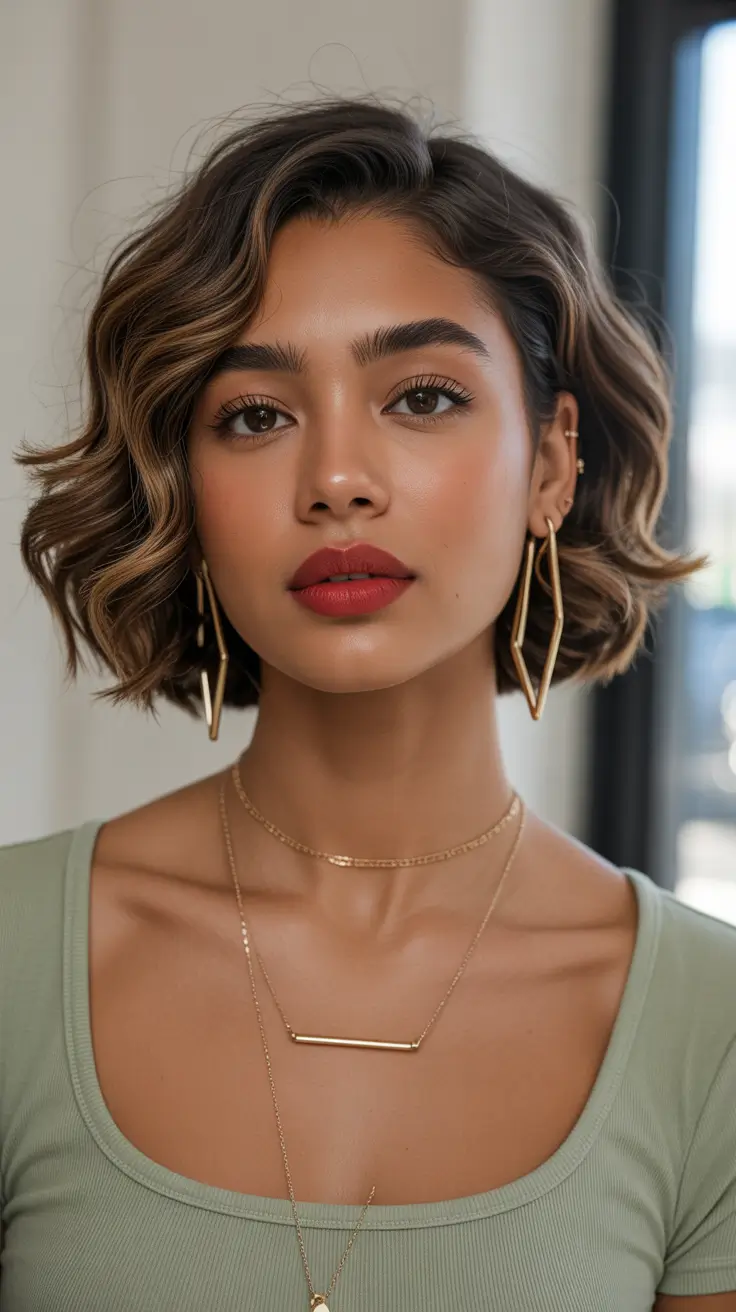 bob-hairstyles-2026-Textured-Red-Balayage-Bob