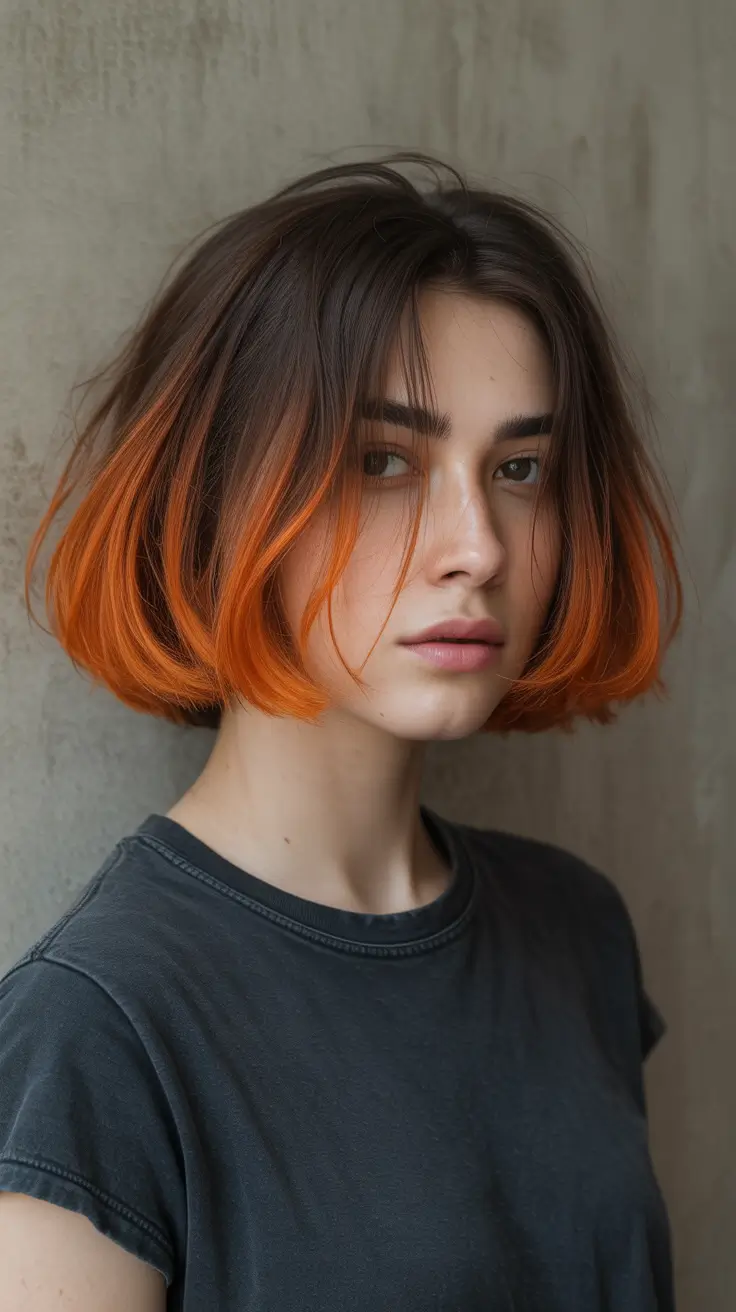 bob-hairstyles-2026-Two-Tone-Color-Block-Bob