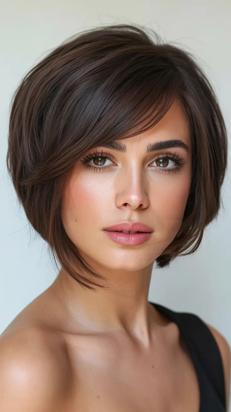 bob-hairstyles-2026-Dimensional-Brunette-Round-Bob