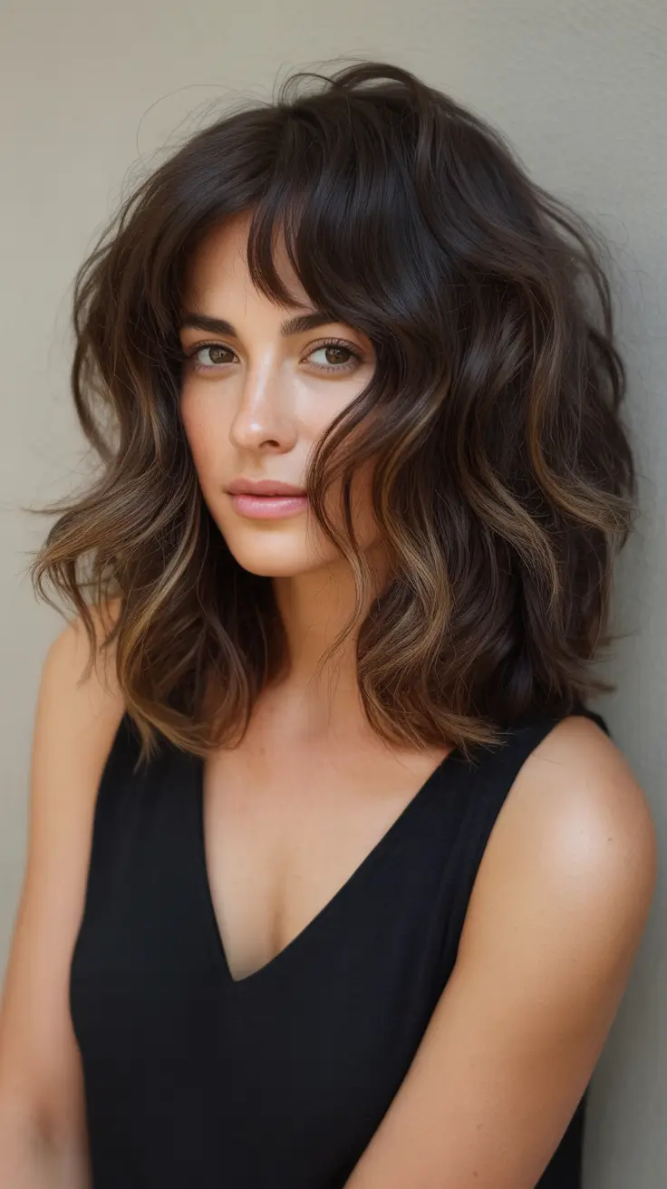 Best cute hairstyles 2026 Shag With Bangs