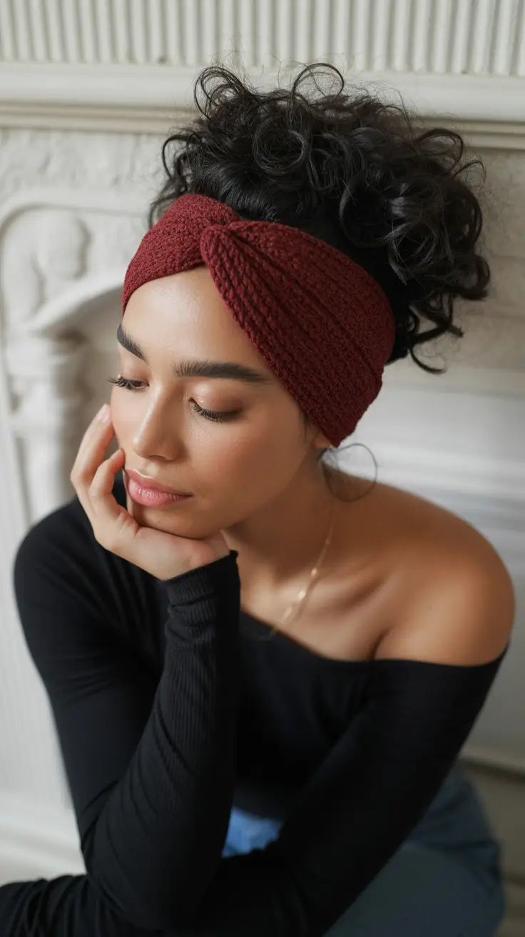 Best cute hairstyles 2026 Curly Puff Natural Hair